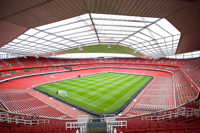 Emirates Stadium inside